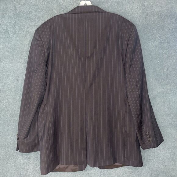 Ralph Lauren Mens Academia Career Wool Blazer 46L Brown Old Money Professor - Picture 7 of 8
